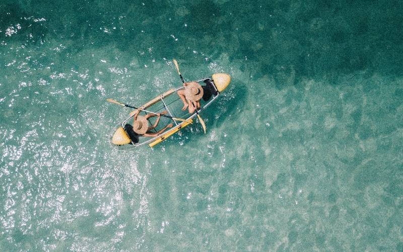Island Kayaking on Banana Beach