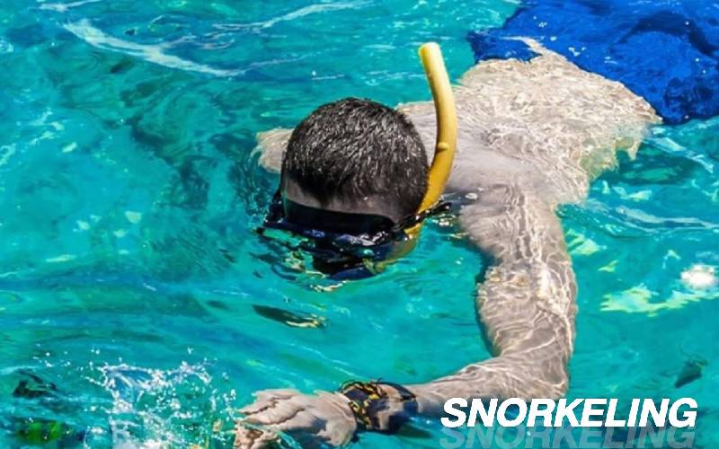 Snorkeling on the beach and seaside of Koh Hey. Snorkeling on the beach and seaside of Koh Hey.