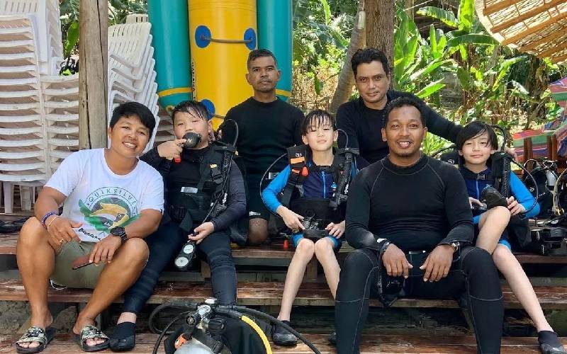 Banana Beach Family-Friendly activities like Scuba diving.
